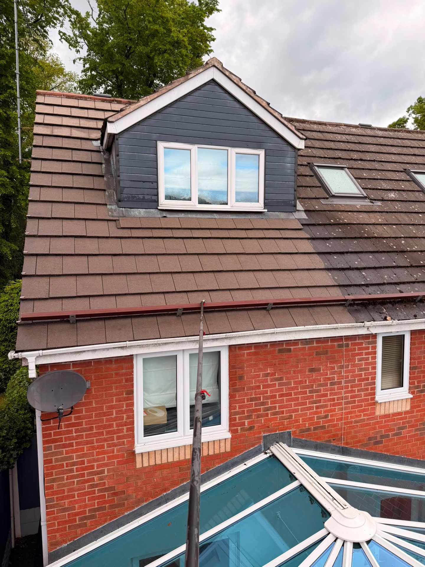 Roof Clean - In Progress