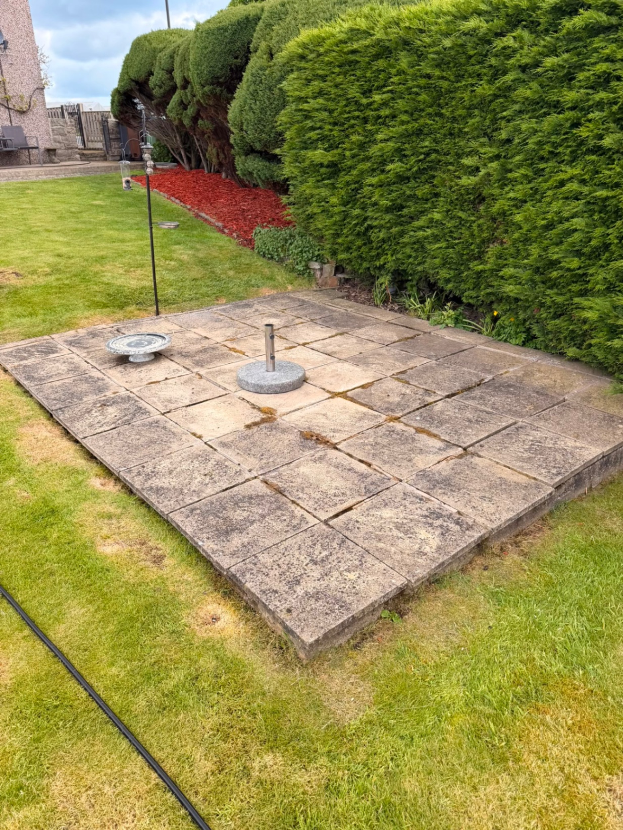 Patio Jet Wash - Before