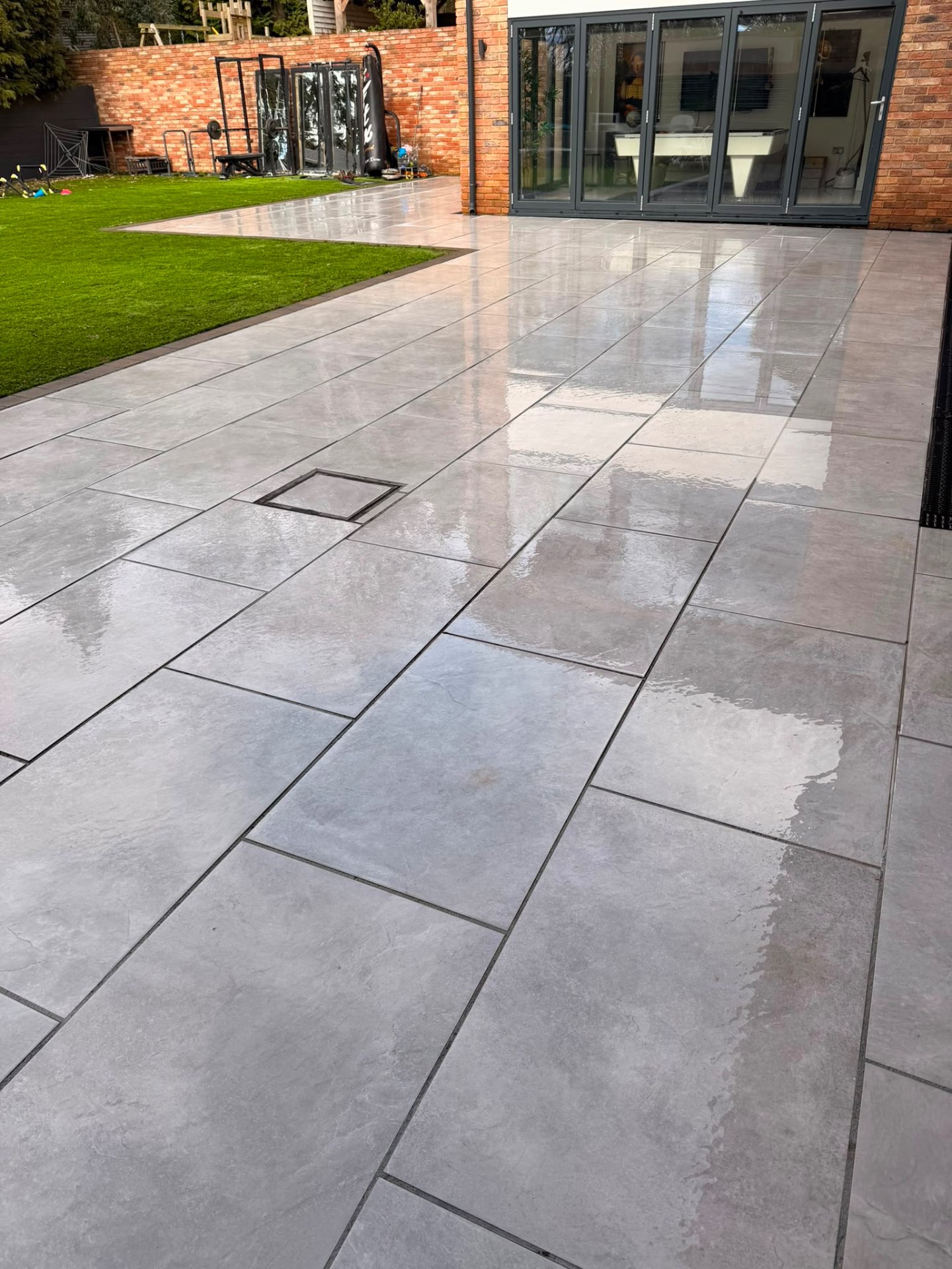 Porcelain Patio Jet Wash - After