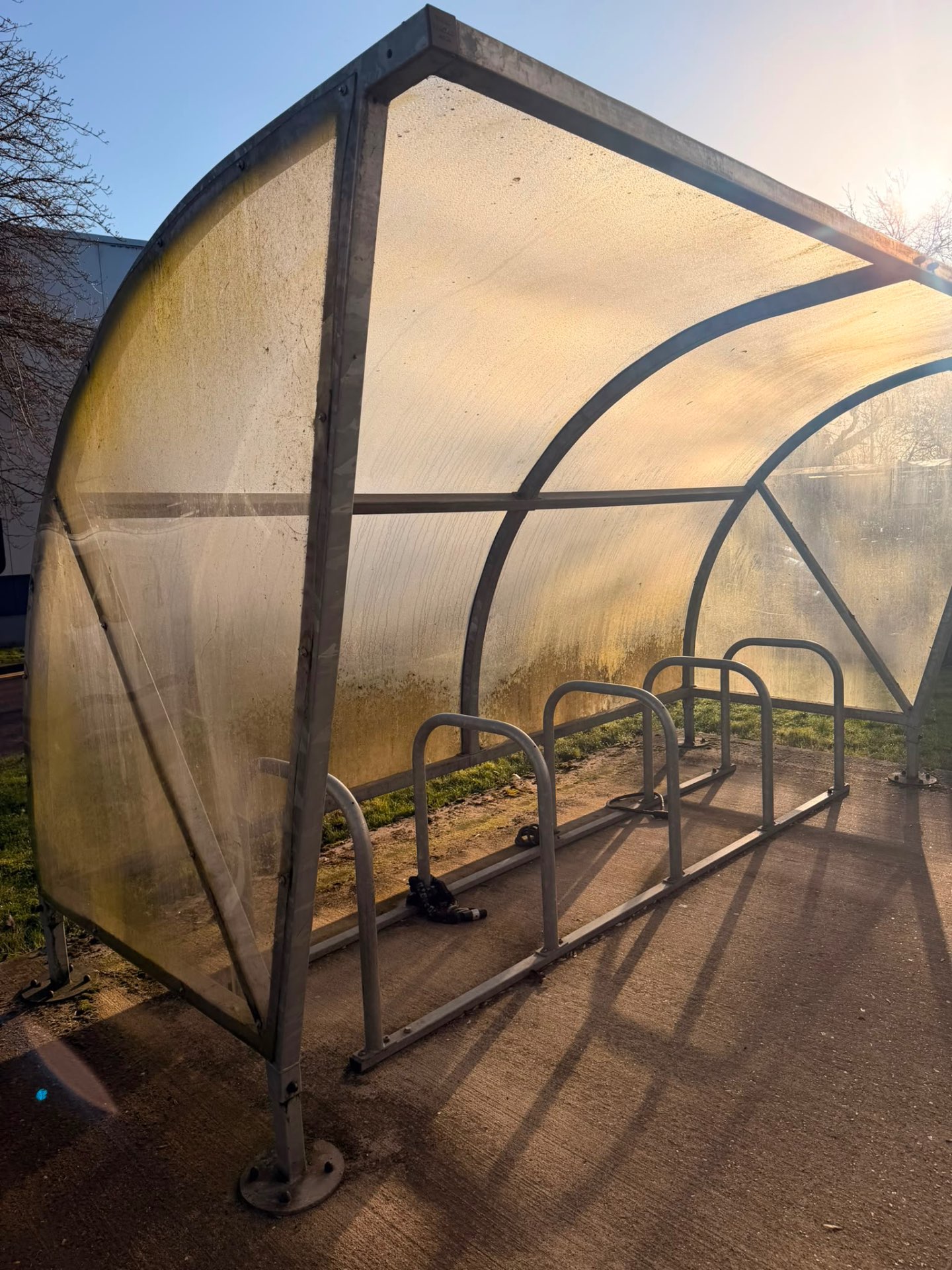 Bike Shelter Before